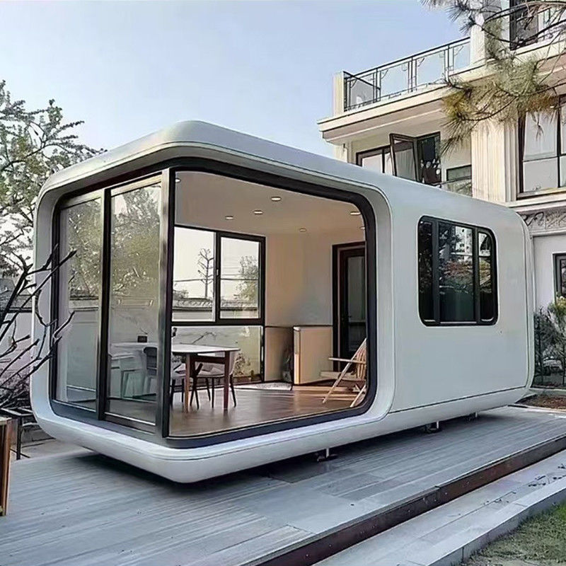 Modernes Prefab Design Space Capsule Resort Hotel mit Sandwich-Panel und 3D-Modelldesign