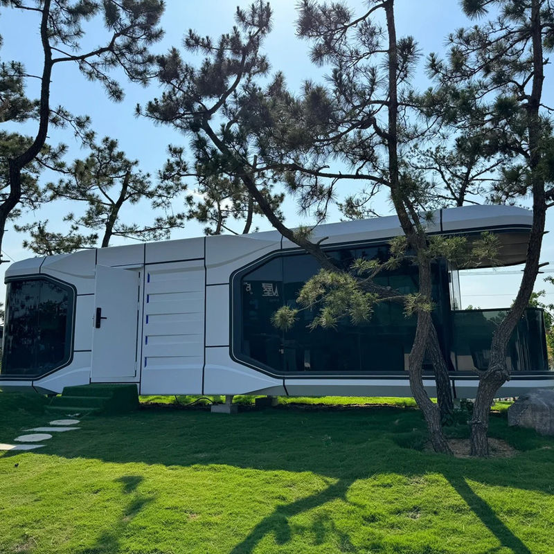 Außenraum Kapsel Kabine Haus Modularen Kapsel Hotel aus der Weltraumkapsel Haus mit kundenspezifischen Farbe und modernes Design