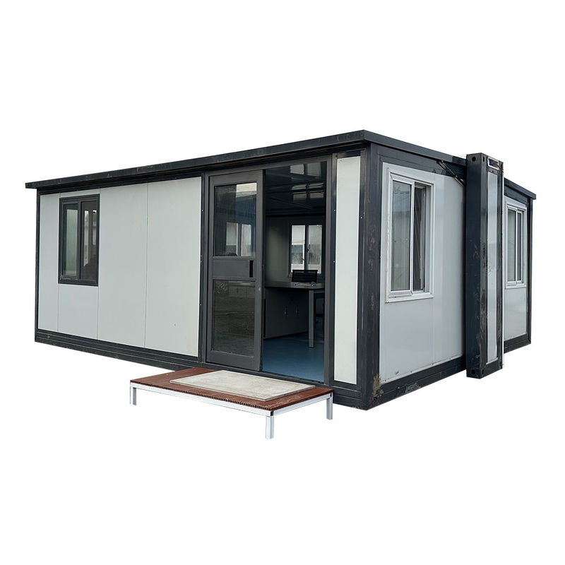 Transport und Ladung Mehrzweck 20ft Prefab Container Erweiterbares Haus Leichtstahl Klapphaus Fertighaus