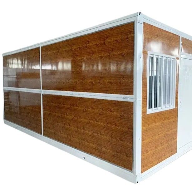Portable Klappbares Versandcontainer Häuser Basis Bodenplatte Boden 20ft Vorgefertigtes Klapphaus Mobilbau für den Winter