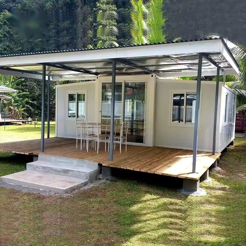 20ft 30ft 40ft High Grade Luxus kundenspezifisches Layout Erweiterbares Containerhaus mit Sandwich-Panel und Aluminium-Alloy-Tür