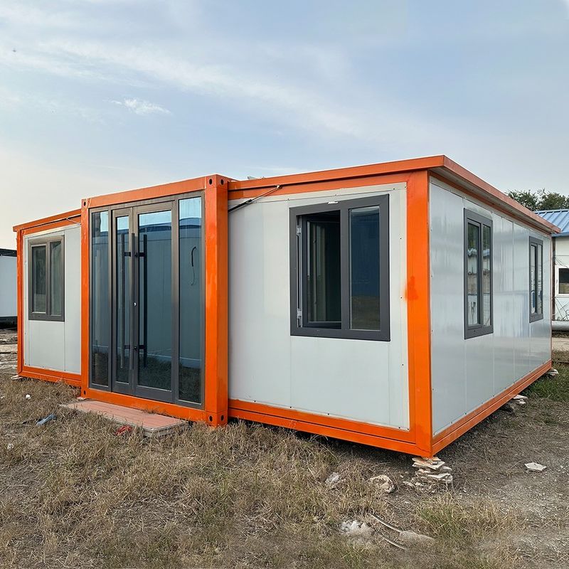 40 Fuß bewegliches Haus mit Stahlrahmen Wohnzimmer Villa Luxus Containerhaus aus Stahl und gute Wärmedämmung