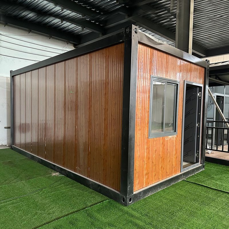 Arbeiterlager Starke moderne Fertighäuser kundenspezifische Farbgestaltung Dekoration Modulares Fertighaus Trennbares Containerhaus