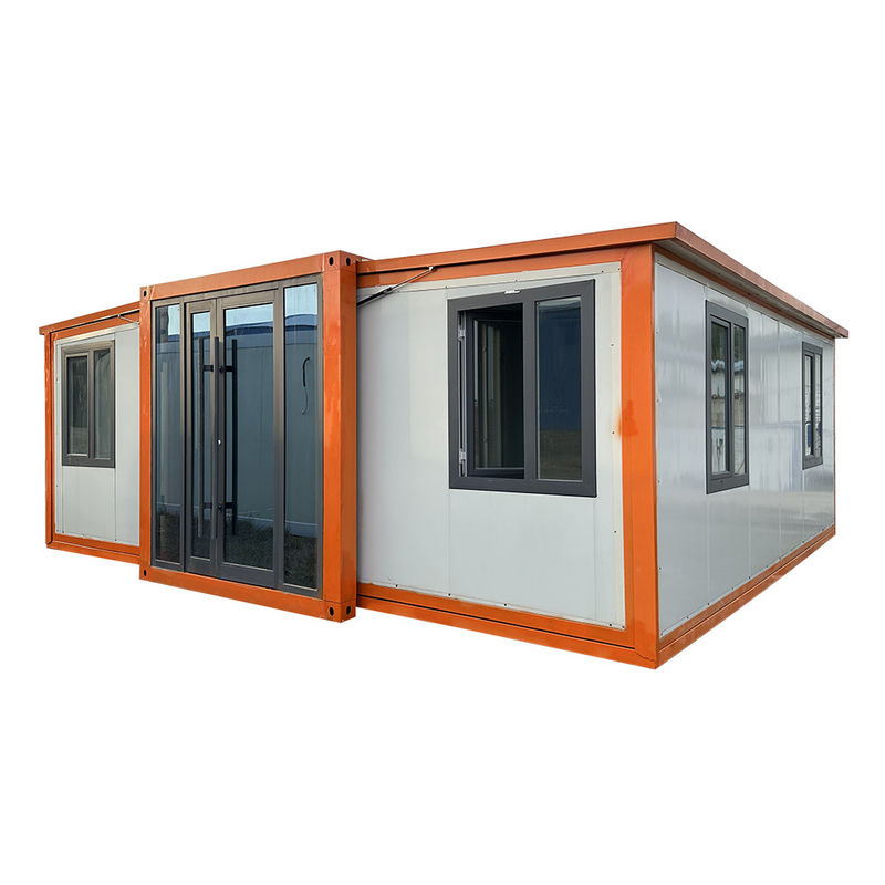 20 Fuß fertig 2 Schlafzimmer tragbares vorgefertigtes, erweiterbares Containerhaus für Bürogebäude Struktur und Effizienz