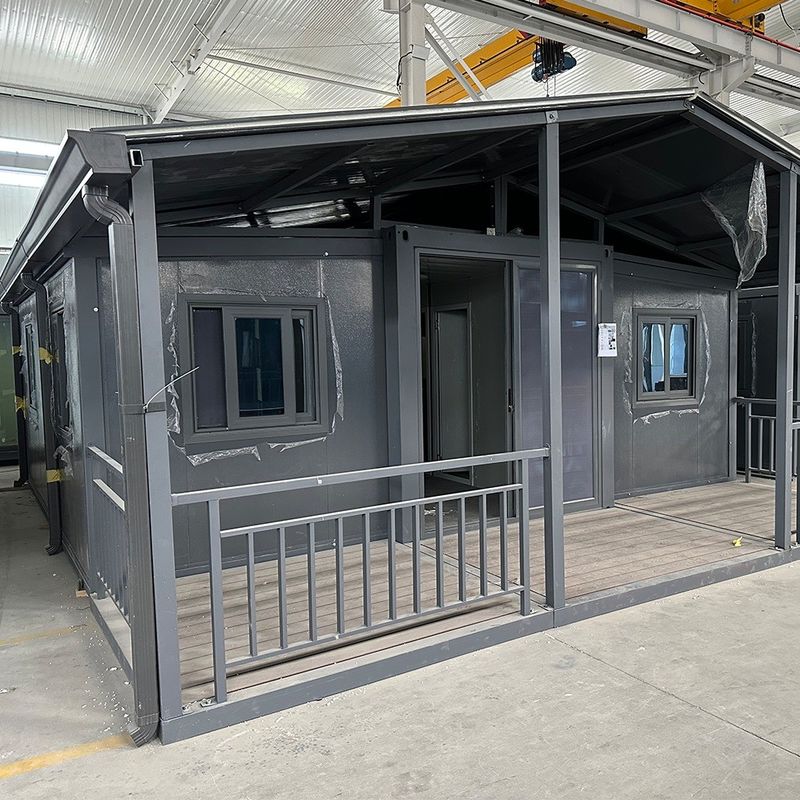 Installation Flexible Assemble Isoliertes Mobiler Erweiterbares Fertighaus Zuhause Containerhaus Erweiterbares Fertighaus