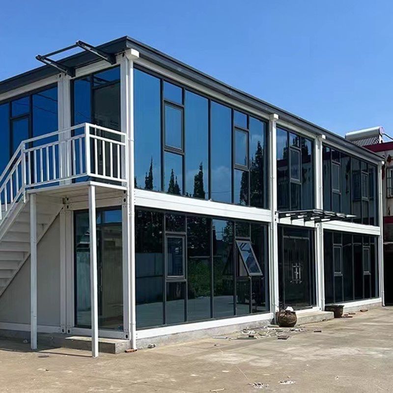 Weiß oder maßgeschneiderte Farbe Trennbarer Behälter Kompakthaus Modulbausystem Lieferwagenhaus mit Sandwich-Panel