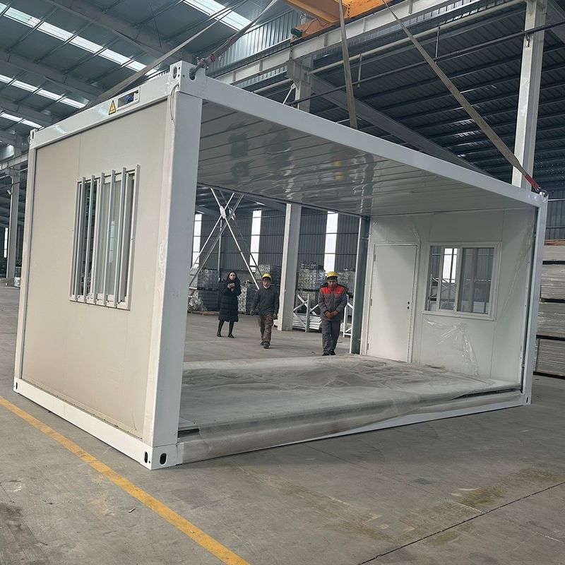 Umweltschonendes Stapelbares Portables Vorgefertigtes Klappcontainerhaus Mobilklapphaus mit EPS-Sandwich-Dach