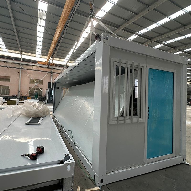 Lokale Standard Elektrizität Rustika Design Stil Starke und stabile abnehmbare Klappkabinen für Lager Containerhaus