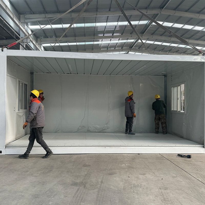 Smart Building Klapphaus Vorgefertigtes Containerhaus Einfach zu installieren Sandwich-Panel Abnehmbare Unterkunft für bequem