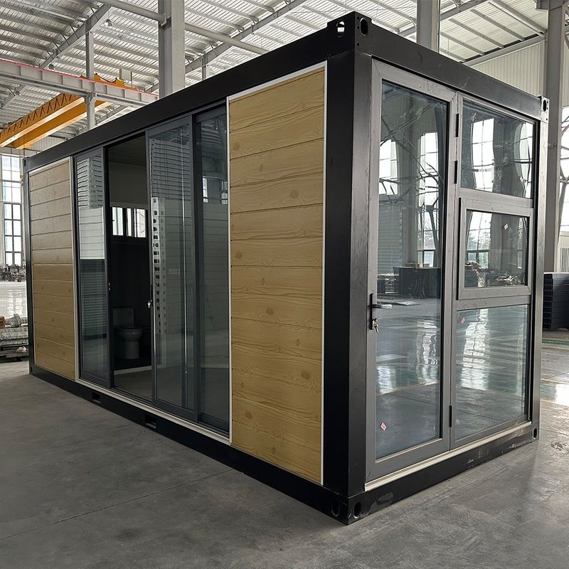 Modulare Häuser mit dickem Sandwich-Panel Vorgefertigtes Haus 20 Fuß Schnelle Montage Flat Pack House Container Öko- und schnelle Vorteile