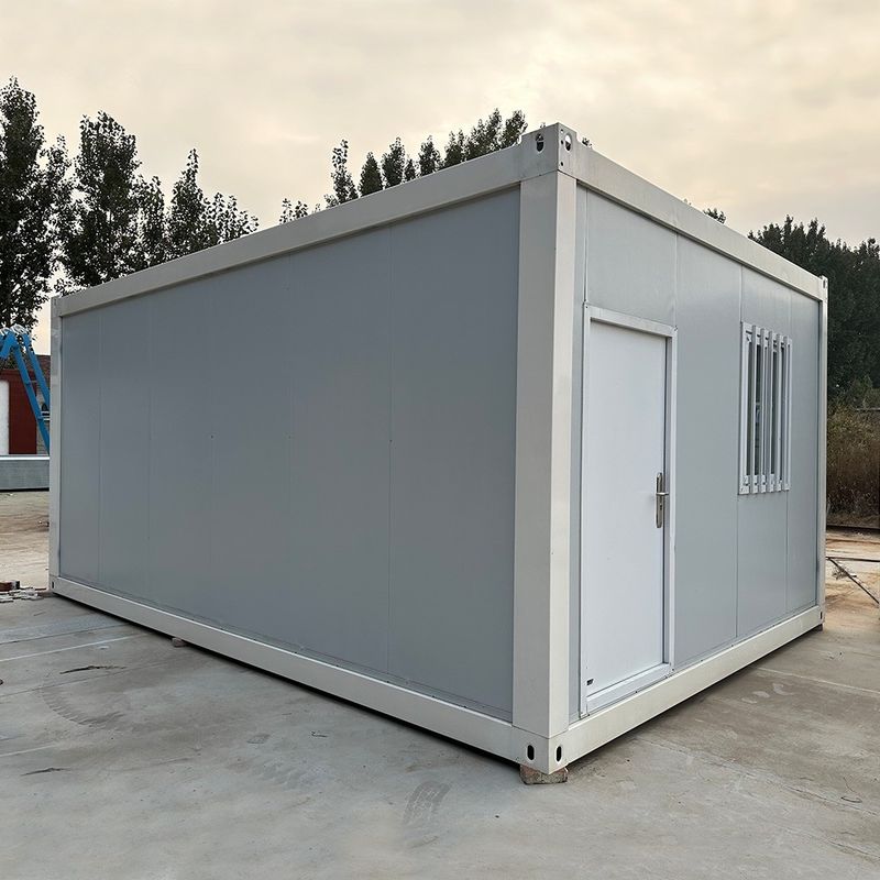 Leichtes Stahl 20 Ft Flat Pack Container House Fertigwerkstätten Campinghäuser für maßgeschneiderte Villa