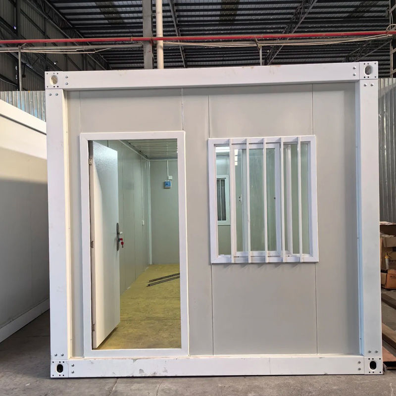 Ein vernünftiges, atmungsaktives Containerhaus mit Sicherheitstür und 1 Schlafzimmer