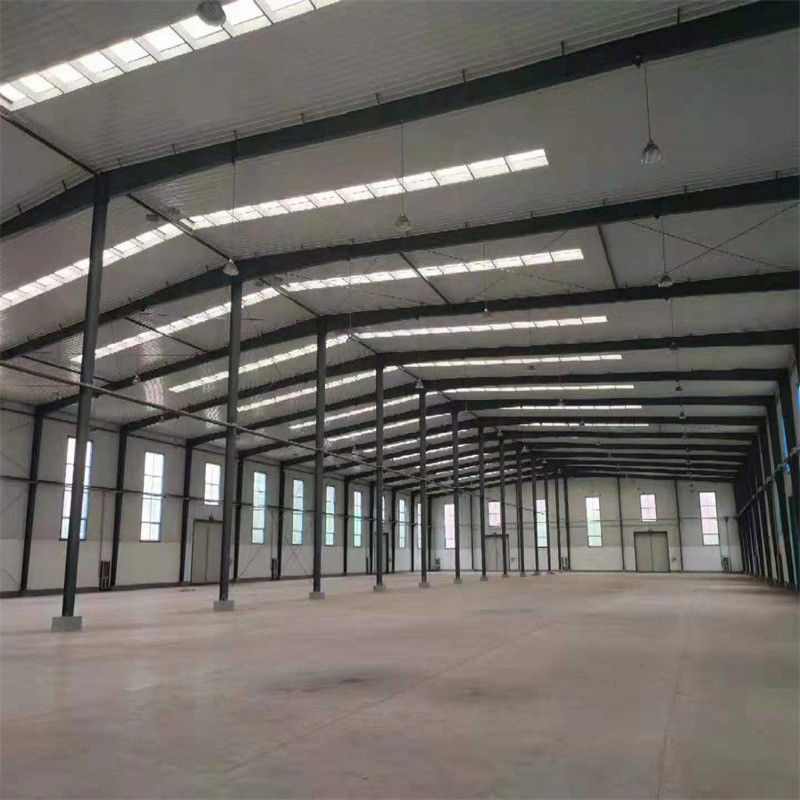 Vorgefertigte Modulhäuser Einfache Installation Stahlkonstruktion Werkstatt Gebäude mit direkter Versorgung und Aluminiumlegierung Fenster